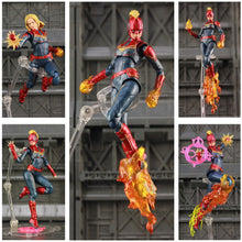 New In Box Marvel Avengers 4 Endgame Captain Marvel 6" Action Figure Carol Danvers Legends Doll KO's SHF Toys