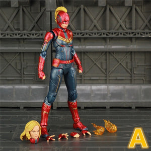 New In Box Marvel Avengers 4 Endgame Captain Marvel 6" Action Figure Carol Danvers Legends Doll KO's SHF Toys