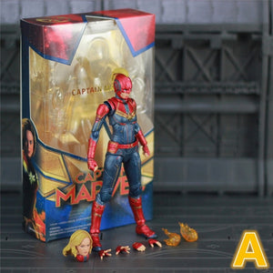 New In Box Marvel Avengers 4 Endgame Captain Marvel 6" Action Figure Carol Danvers Legends Doll KO's SHF Toys