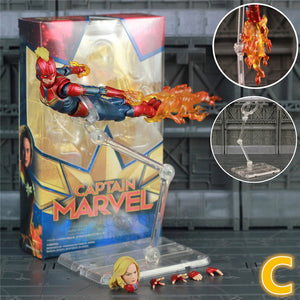 New In Box Marvel Avengers 4 Endgame Captain Marvel 6" Action Figure Carol Danvers Legends Doll KO's SHF Toys