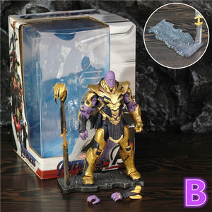 Marvel Avengers 4 Endgame 8" Thanos 2019 Movie 20cm Action Figure Infinity Gauntlet Legends Original ZD Toys Doll Collectable