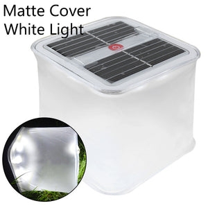 Waterproof Outdoor Camping Hiking Light 10 LED Portable Lantern Collapsible Tent Lamp Solar Inflatable Light