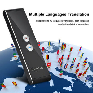 T8 Portable Mini Multi-Language Smart Translator 40 Languages APP Translator Bluetooth Wireless Two-Way Real Time Instant Voice